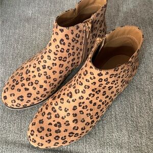 Cat & Jack Leopard Print Kids Boots